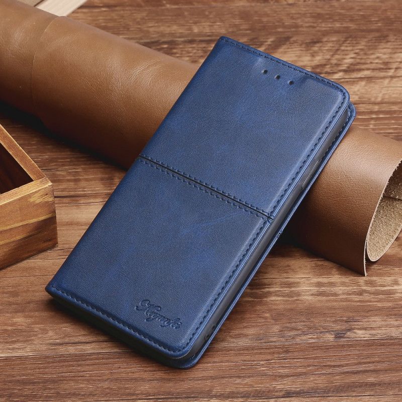 Flip Cover Xiaomi Redmi Note 11 / Poco M4 Pro 5G Style Cuir Couture