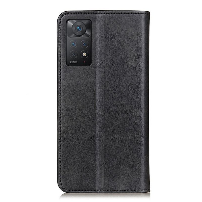 Flip Cover Xiaomi Redmi Note 11 Pro / Note 11 Pro 5G Cuir Fendu Élégance