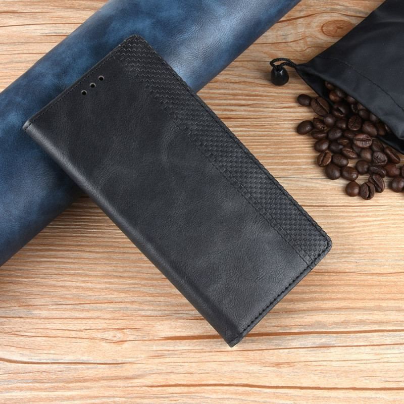 Flip Cover Xiaomi Redmi Note 11 Pro / Note 11 Pro 5G Effet Cuir Vintage Stylisé