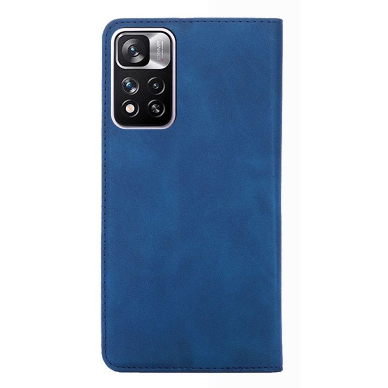 Flip Cover Xiaomi Redmi Note 11 Pro / Note 11 Pro Plus Effet Cuir Skin-touch