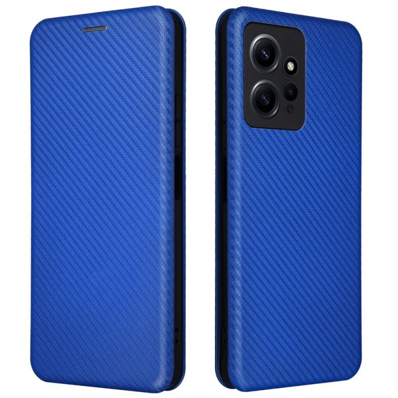 Flip Cover Xiaomi Redmi Note 12 4G Fibre Carbone