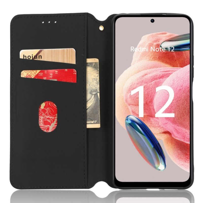 Flip Cover Xiaomi Redmi Note 12 4G Motif 3D