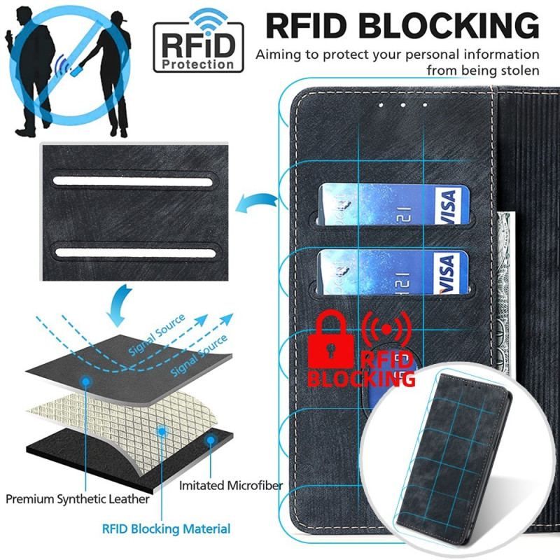 Flip Cover Xiaomi Redmi Note 12/Poco X5 5G RFID