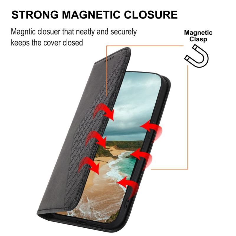 Flip Cover Xiaomi Redmi Note 12/Poco X5 5G Style Cuir Motif 3D