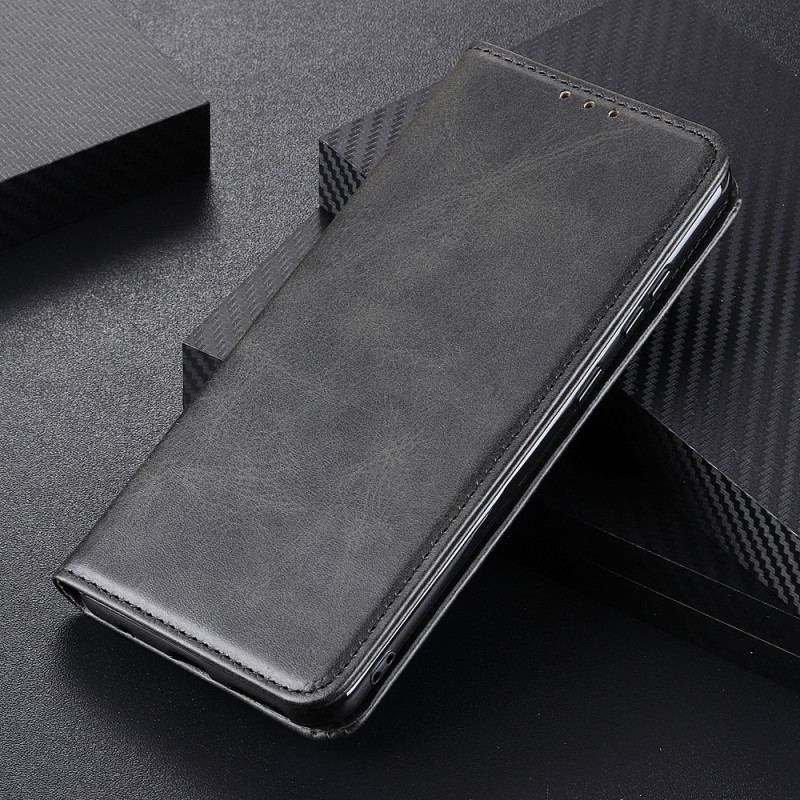 Flip Cover Xiaomi Redmi Note 12 Pro Plus Cuir Fendu Classique