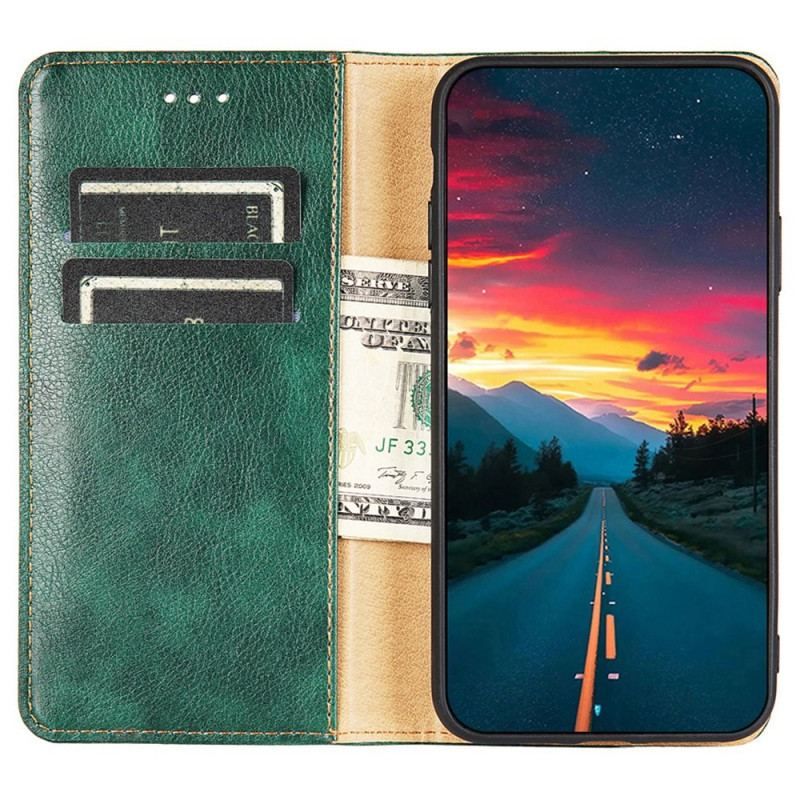 Flip Cover Xiaomi Redmi Note 12 Pro Plus Simili Cuir Coutures