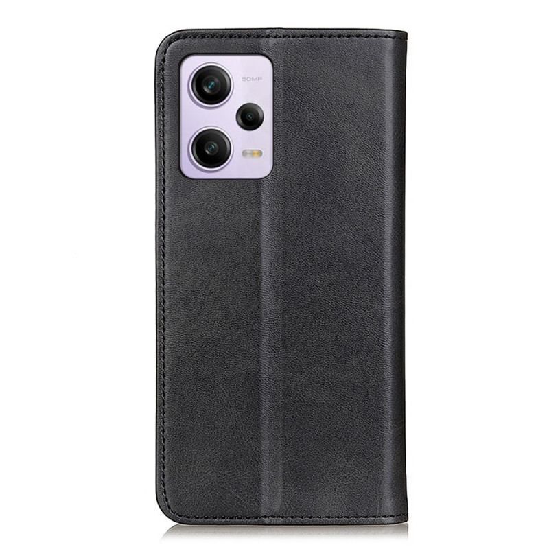 Flip Cover Xiaomi Redmi Note 12 Pro/Poco X5 Pro 5G Cuir Fendu Classique