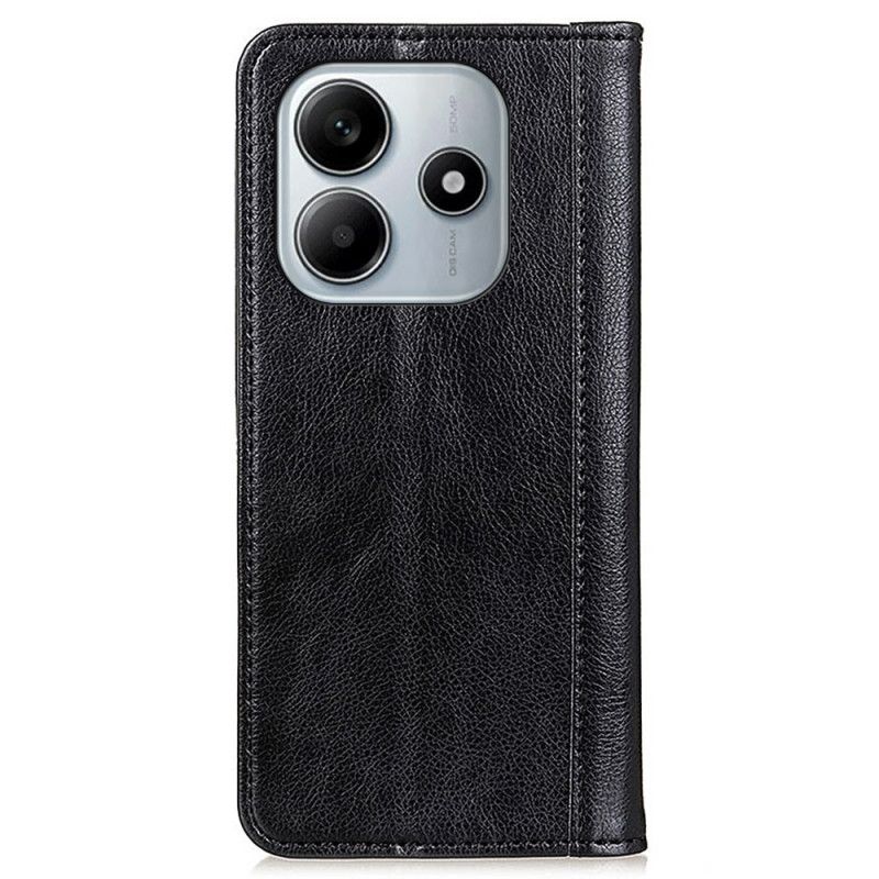 Flip Cover Xiaomi Redmi Note 14 4G Cuir Fendu