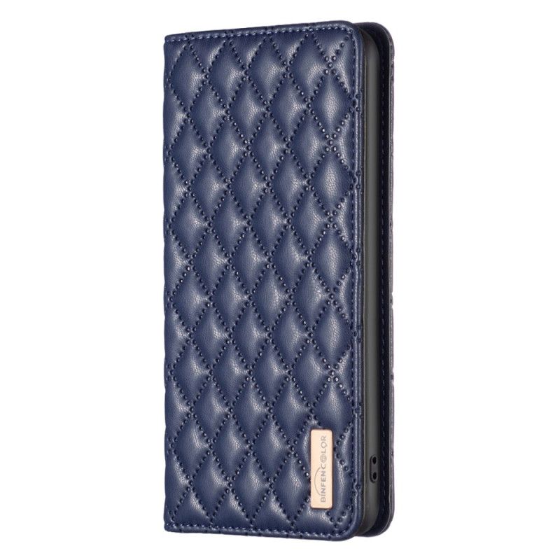 Flip Cover Xiaomi Redmi Note 14 5G Matelassée BINFEN COLOR