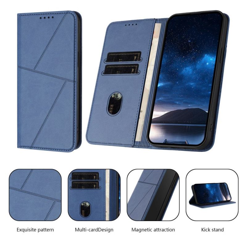 Flip Cover Xiaomi Redmi Note 14 5G / Poco M7 Pro 5G Lignes