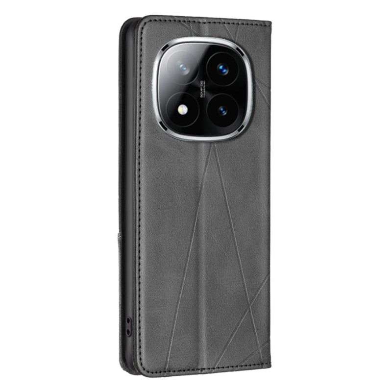 Flip Cover Xiaomi Redmi Note 14 Pro 4G Géométrie