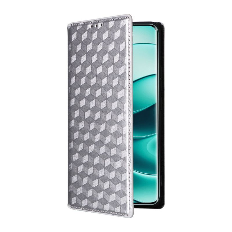 Flip Cover Xiaomi Redmi Note 14 Pro 4G Losanges 3D
