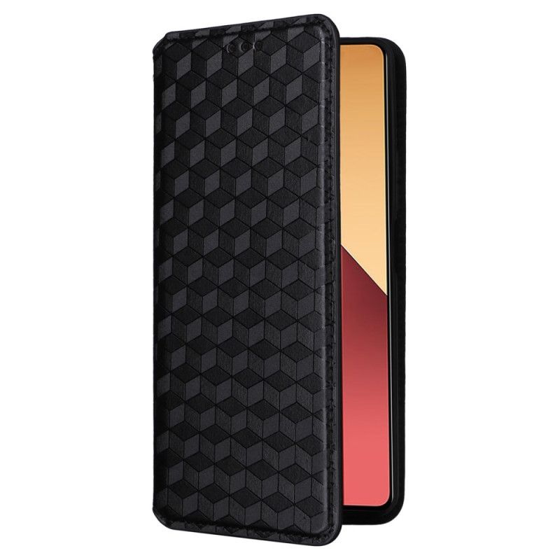 Flip Cover Xiaomi Redmi Note 14S / Note 13 Pro 4G / Poco M6 Pro 4G Motif Losange