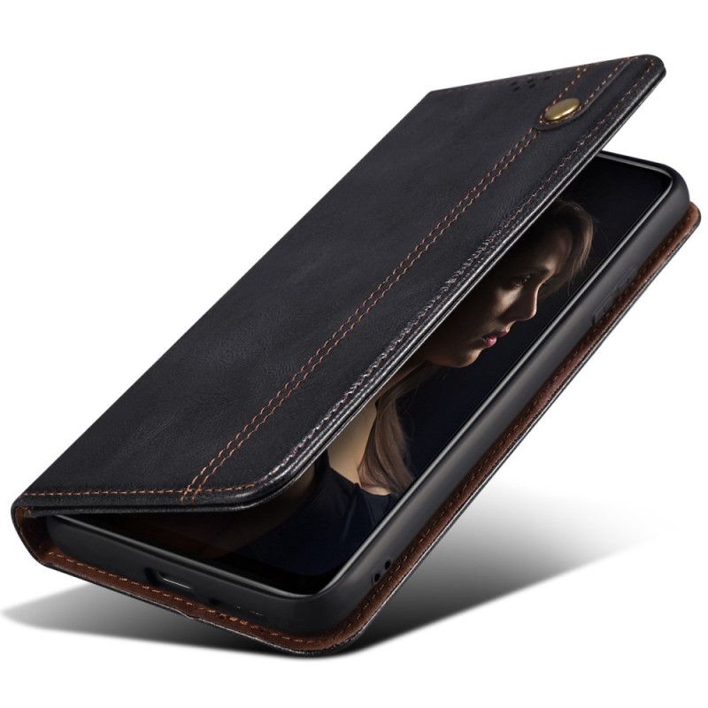 Flip Cover Xiaomi Redmi Note 14S Simili Cuir Ciré