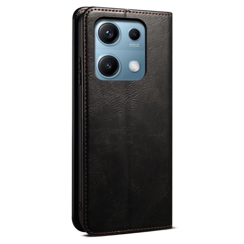 Flip Cover Xiaomi Redmi Note 14S Simili Cuir Ciré