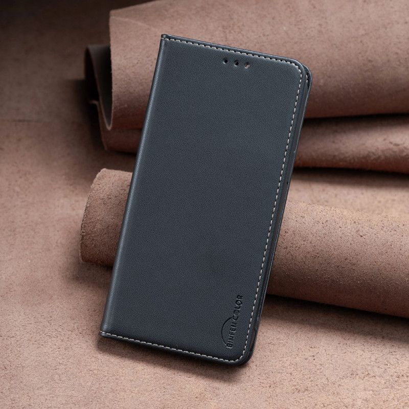 Flip Cover Xiaomi Redmi Note 15 5G / 4G / Poco M8 5G Effet Cuir BINFEN COLOR
