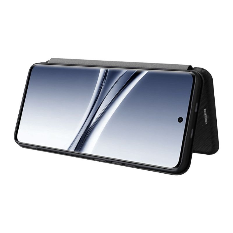 Flip Cover Xiaomi Redmi Note 15 5G / 4G / Poco M8 5G Texture Fibre de Carbone Antichoc