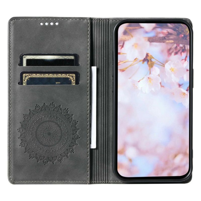 Flip Cover Xiaomi Redmi Note 15 Pro 5G Effet Daim Mandala
