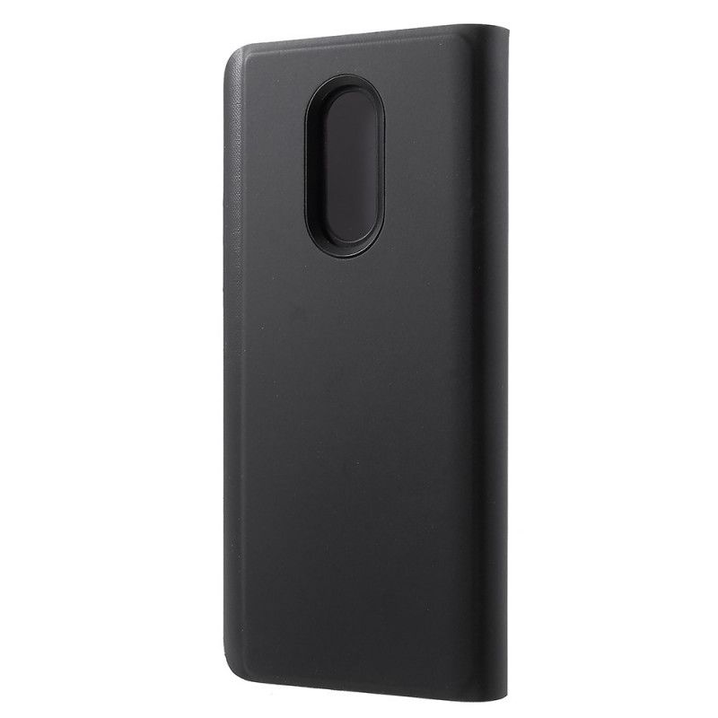 Flip Cover Xiaomi Redmi Note 5 Miroir Et Style Cuir