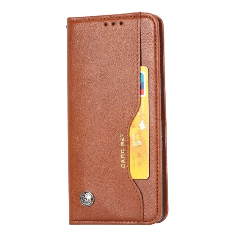 Flip Cover Xiaomi Redmi Note 8 Pro Simili Cuir Porte-cartes
