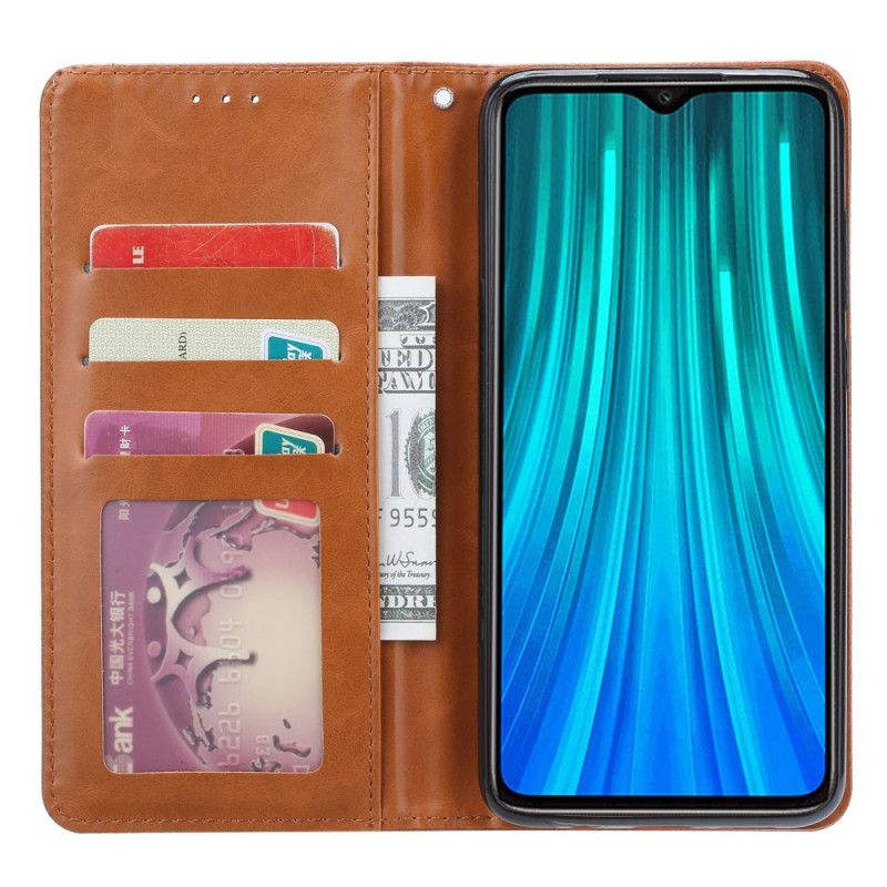 Flip Cover Xiaomi Redmi Note 8 Pro Simili Cuir Porte-cartes