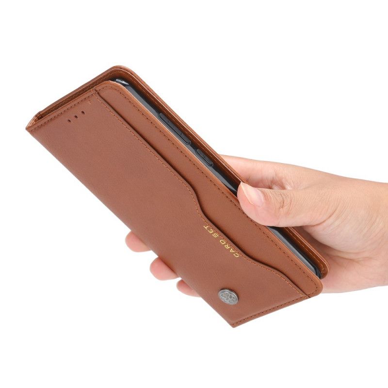 Flip Cover Xiaomi Redmi Note 8 Pro Simili Cuir Porte-cartes