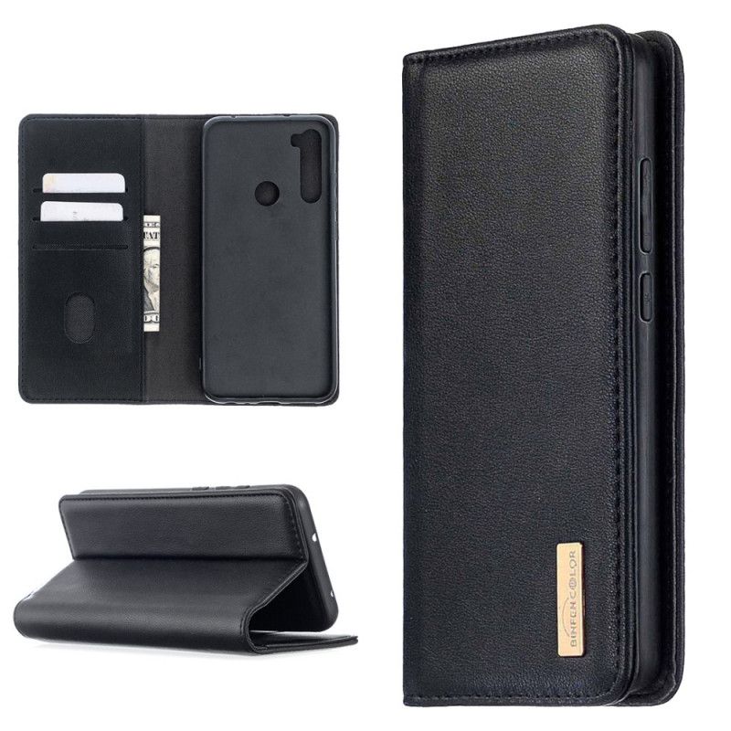 Flip Cover Xiaomi Redmi Note 8t Cuir Véritable Coque Détachable