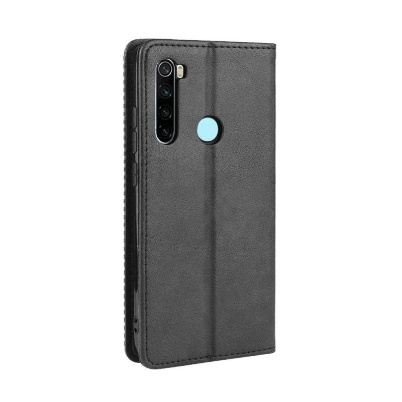 Flip Cover Xiaomi Redmi Note 8t Effet Cuir Vintage Stylisé