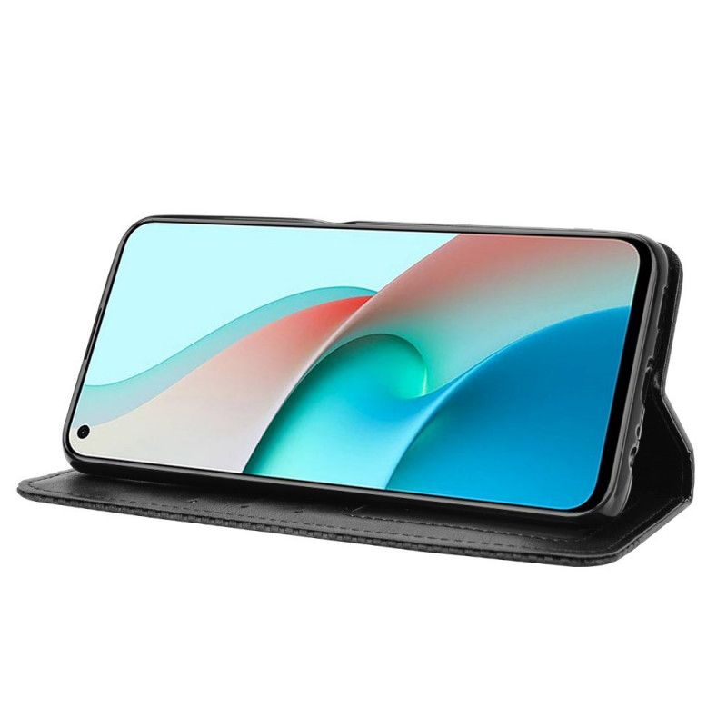 Flip Cover Xiaomi Redmi Note 9 5g / Redmi Note 9t 5g Effet Cuir Stylisé