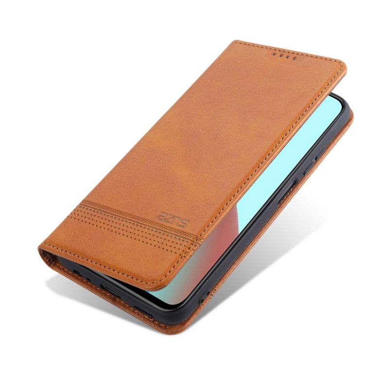 Flip Cover Xiaomi Redmi Note 9 5g / Note 9t 5g Style Cuir Azns