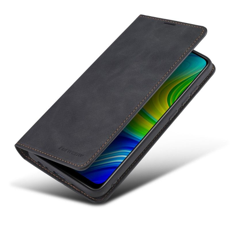 Flip Cover Xiaomi Redmi Note 9 Effet Cuir Forwenw