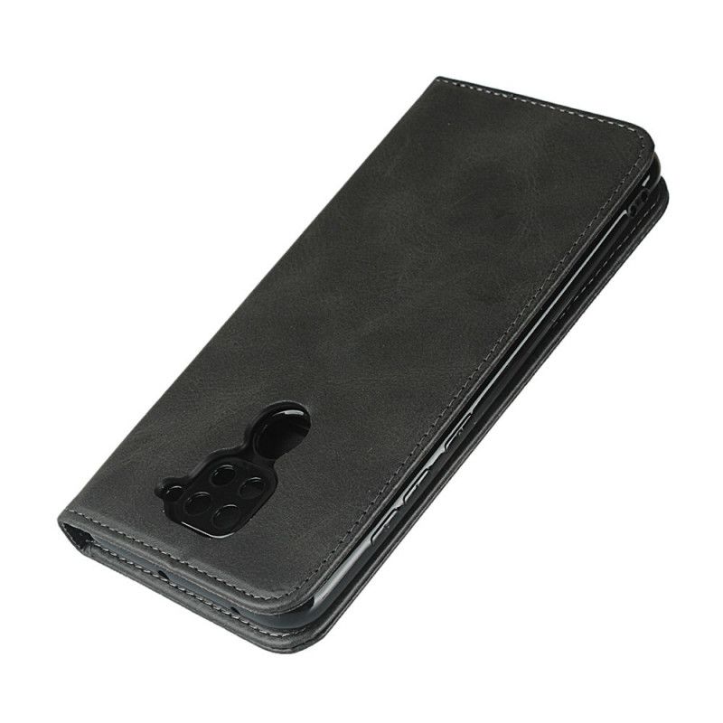 Flip Cover Xiaomi Redmi Note 9 Premium Simili Cuir Coutures