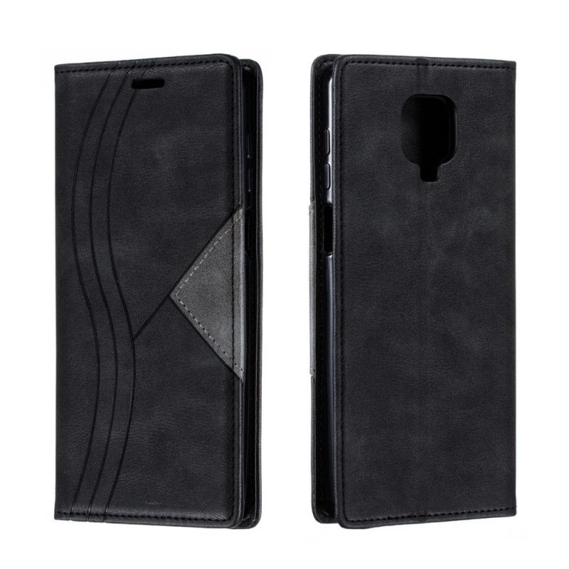 Flip Cover Xiaomi Redmi Note 9s / Redmi Note 9 Pro Style Cuir Vague