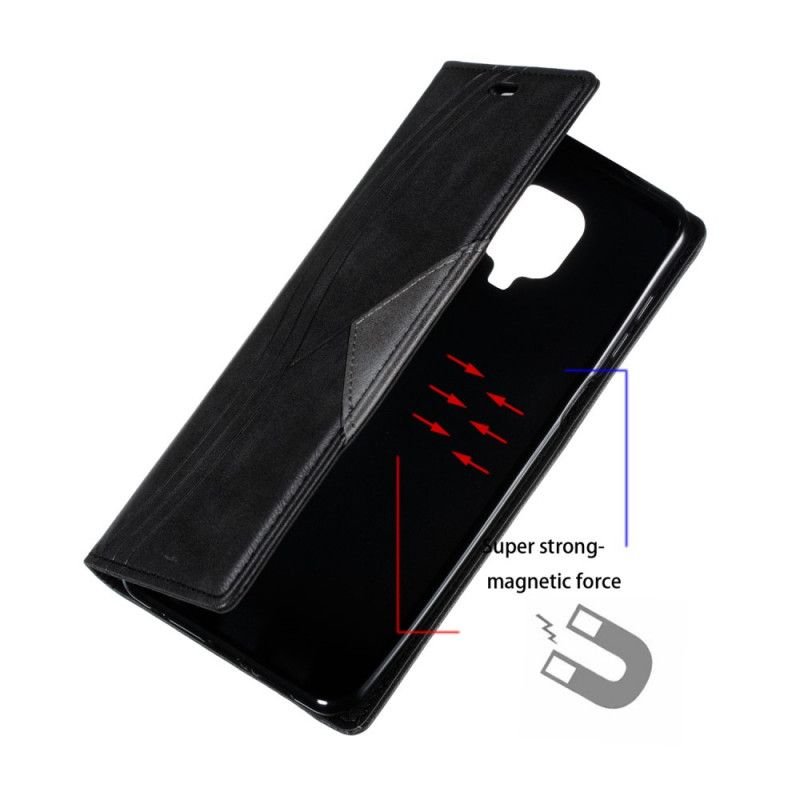 Flip Cover Xiaomi Redmi Note 9s / Redmi Note 9 Pro Style Cuir Vague