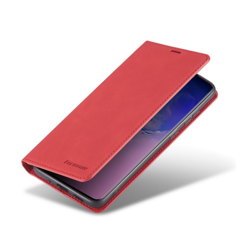 Flip Cover Xioami Redmi Note 9s / Redmi Note 9 Pro Effet Cuir Forwenw