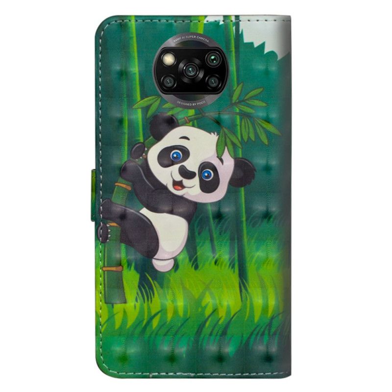 Housse Poco X3 Panda Et Bambou