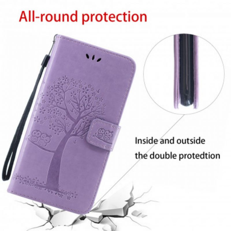 Housse Pour Xiaomi Mi 11 Lite 5G NE / 11 Lite 4G / 5G Arbre Et Hiboux