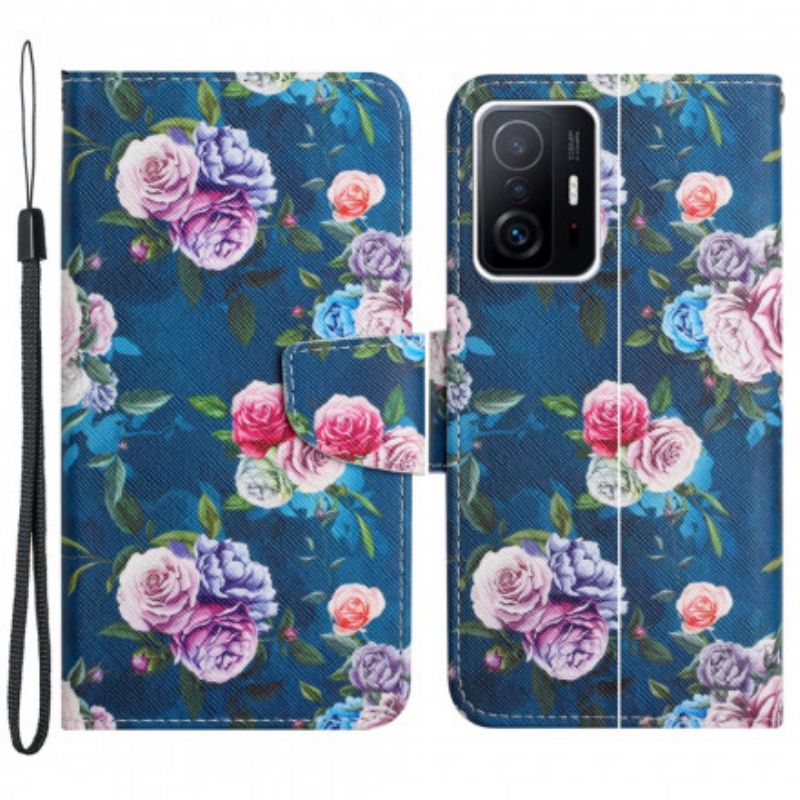 Housse Pour Xiaomi Mi 11T / 11T Pro Fleurs Liberty Royal