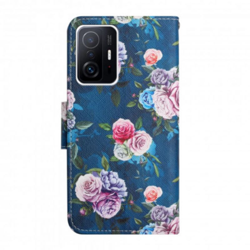 Housse Pour Xiaomi Mi 11T / 11T Pro Fleurs Liberty Royal