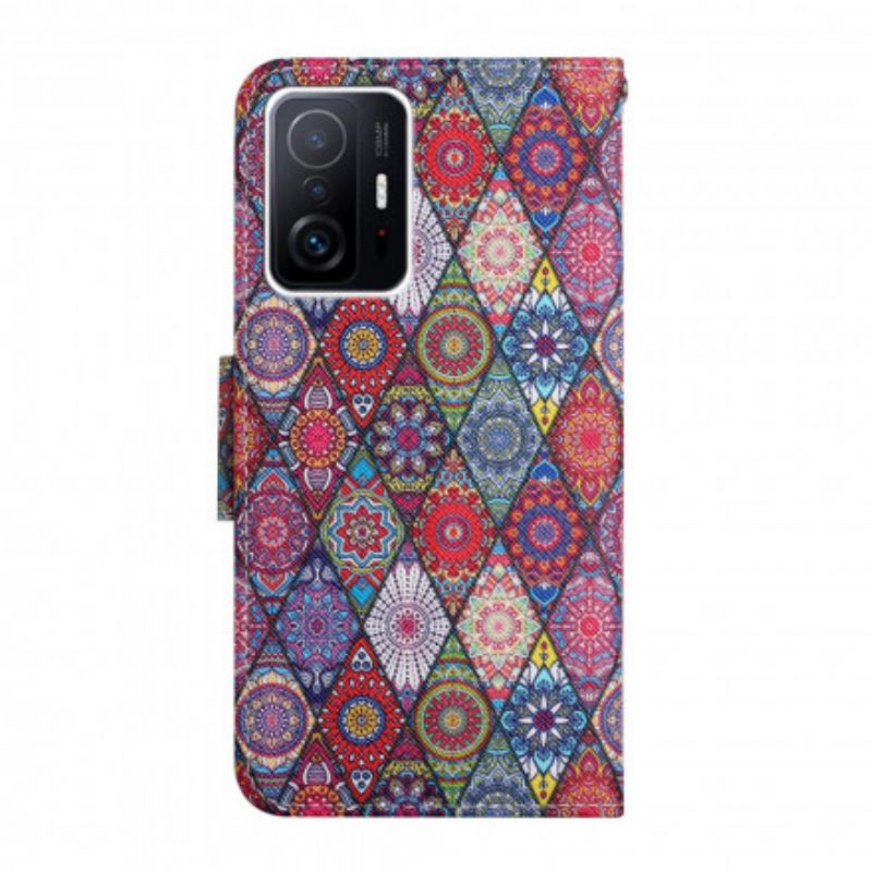 Housse Pour Xiaomi Mi 11T / 11T Pro Motif Tapisserie Coloré