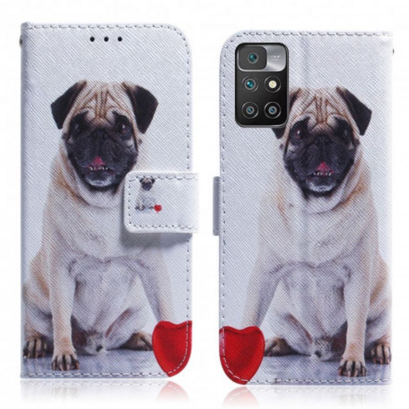 Housse Pour Xiaomi Redmi 10 Pug Dog