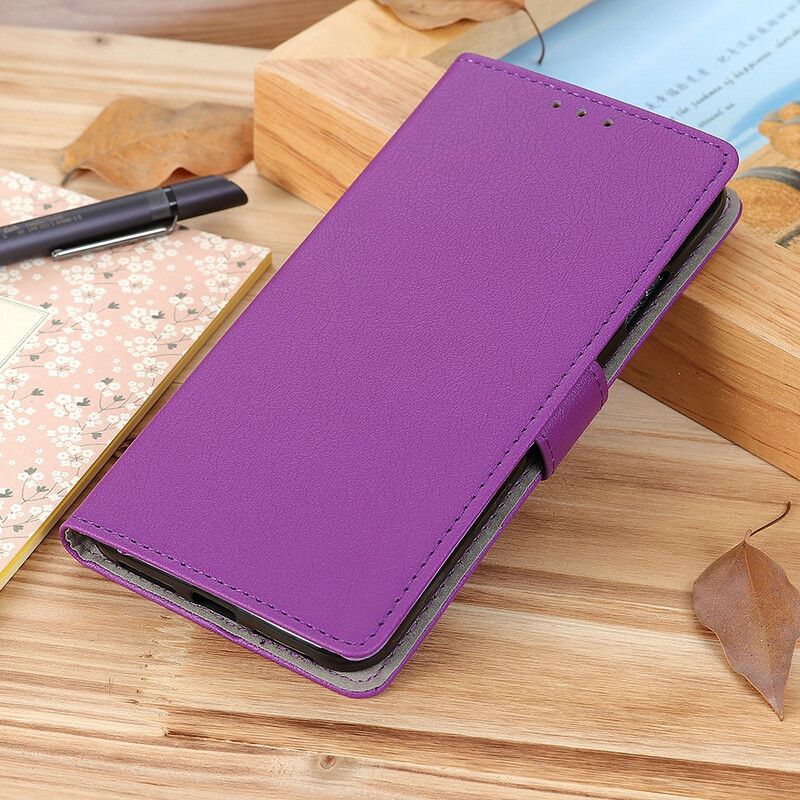 Housse Pour Xiaomi Redmi 9T Effet Cuir Brillant Simple