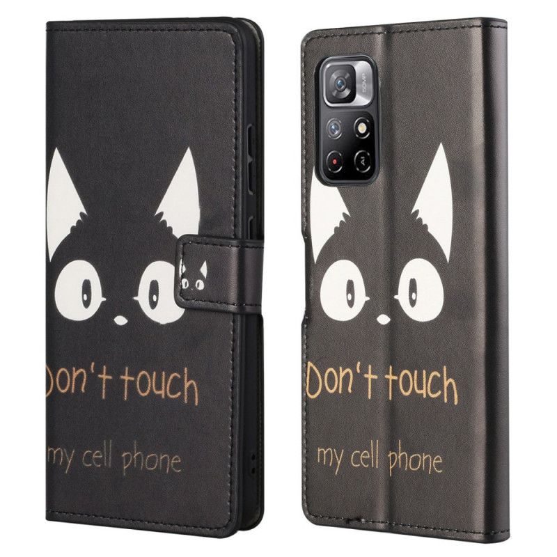Housse Pour Xiaomi Redmi Note 11 / Poco M4 Pro 5G Don't Touch My Cell
