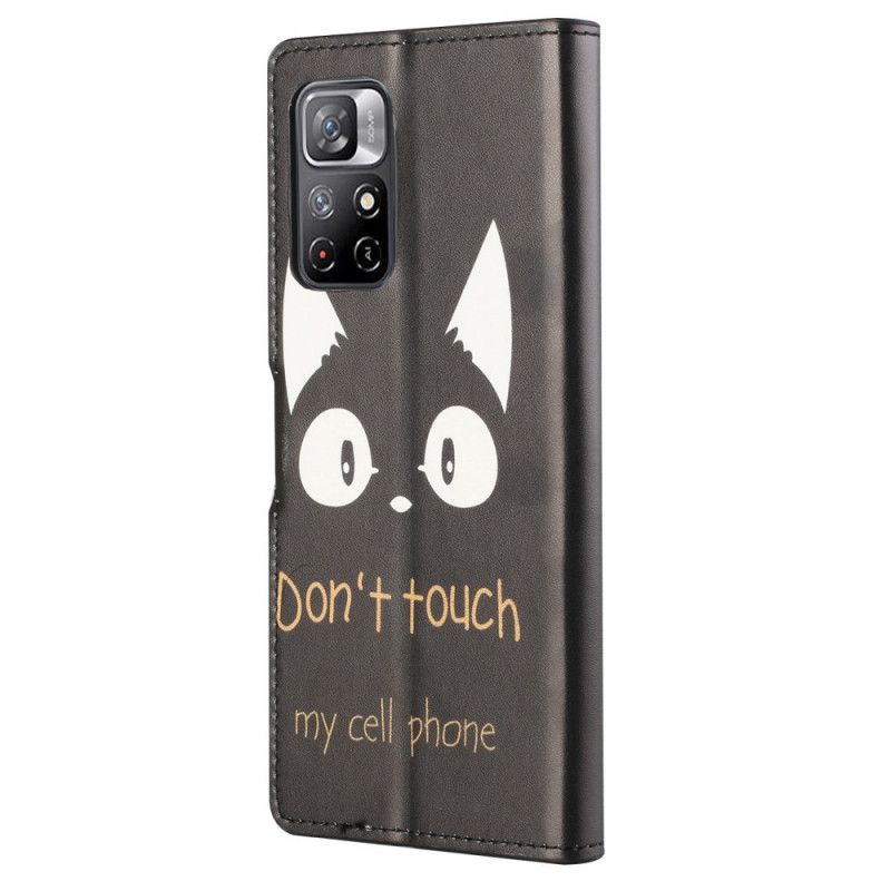 Housse Pour Xiaomi Redmi Note 11 / Poco M4 Pro 5G Don't Touch My Cell