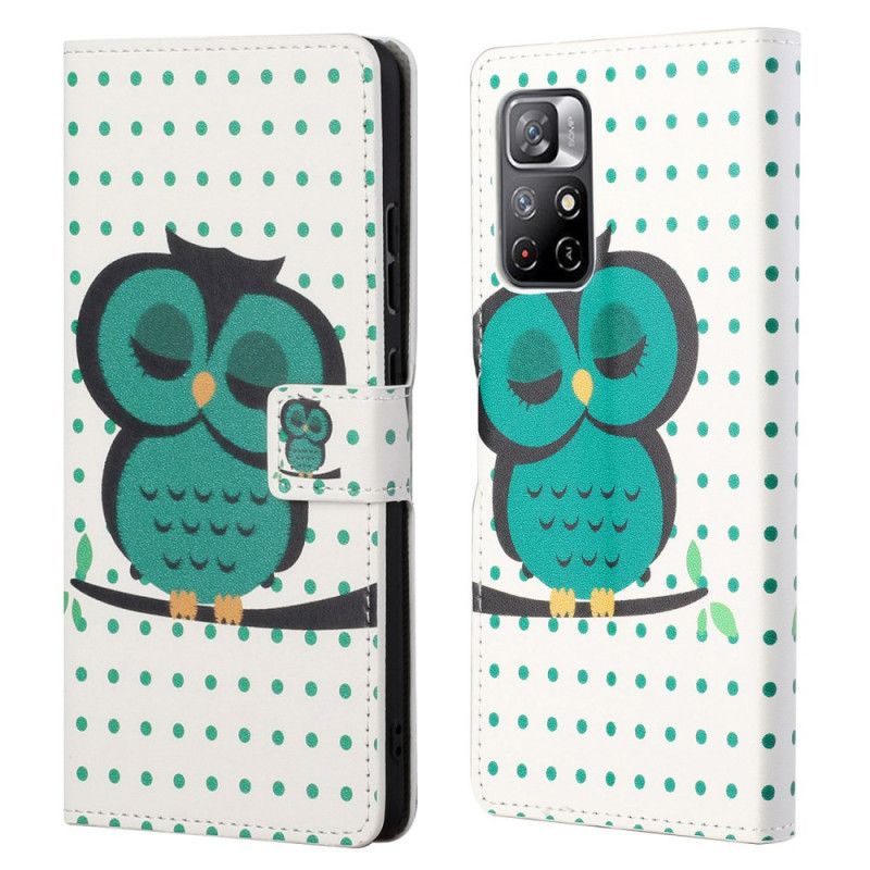 Housse Pour Xiaomi Redmi Note 11 / Poco M4 Pro 5G Hibou Endormi