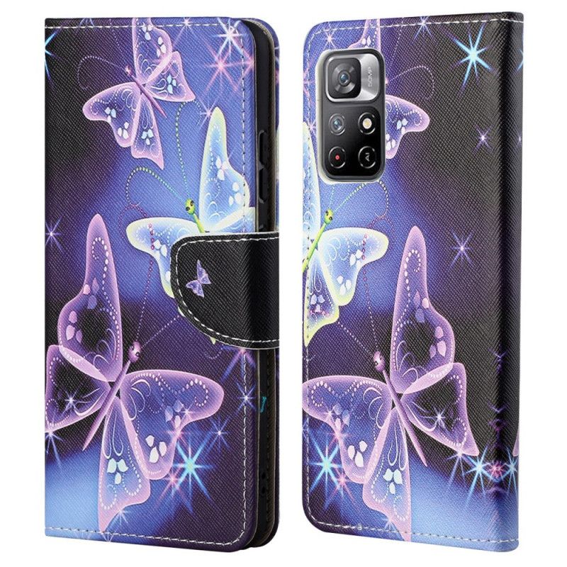 Housse Pour Xiaomi Redmi Note 11 / Poco M4 Pro 5G Papillons Design