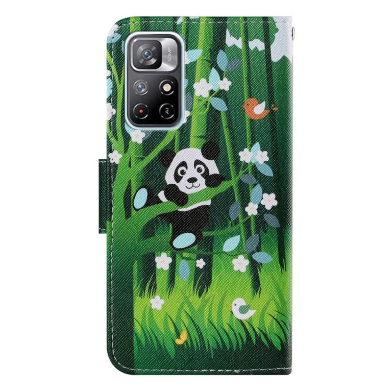 Housse Pour Xiaomi Redmi Note 11 / Poco M4 Pro 5G Promenade De Panda