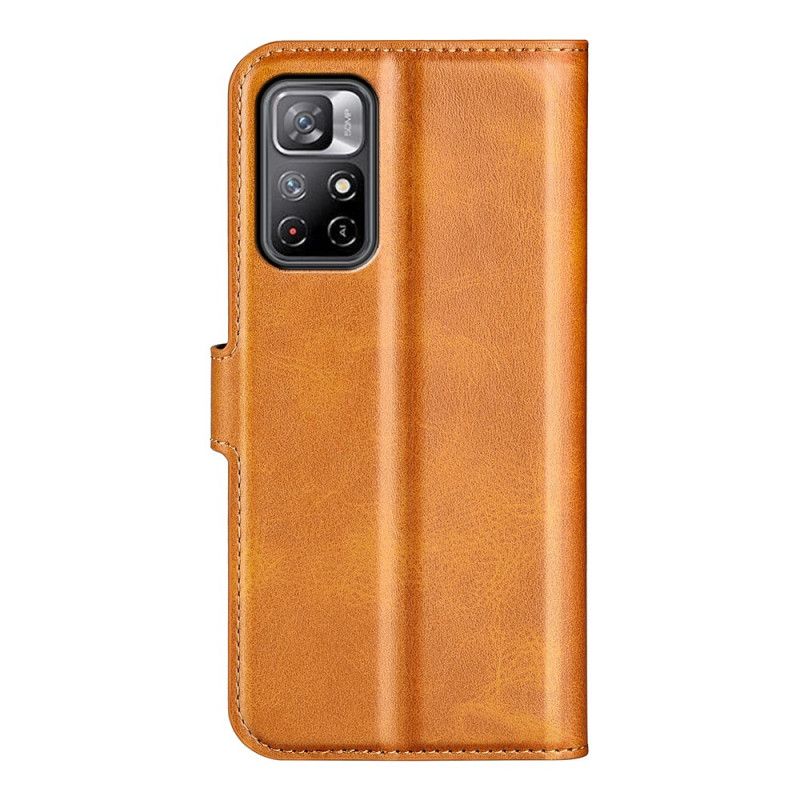 Housse Pour Xiaomi Redmi Note 11 / Poco M4 Pro 5G Simili Cuir Design Plus