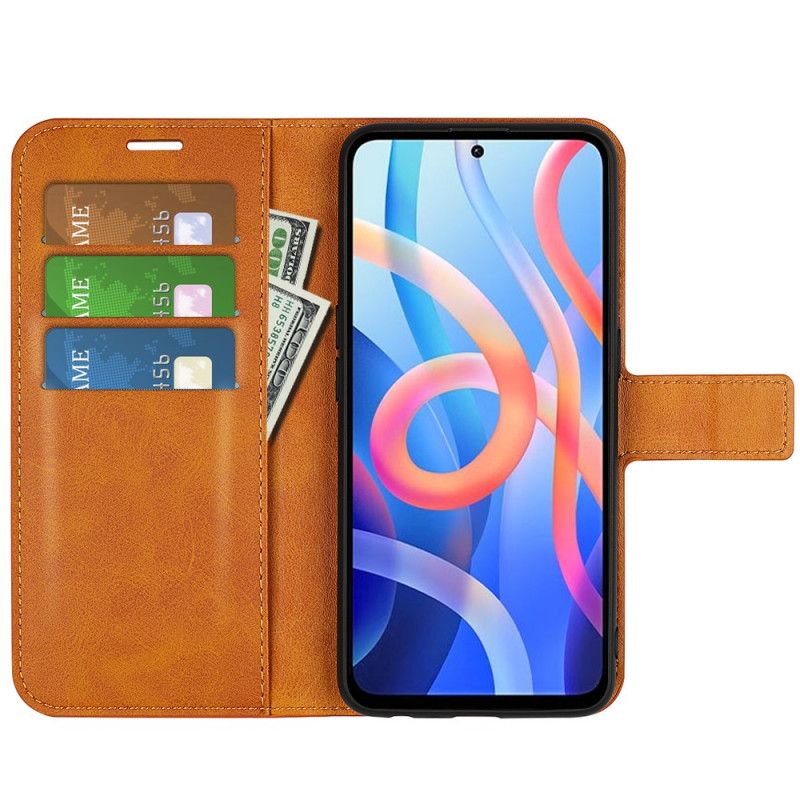 Housse Pour Xiaomi Redmi Note 11 / Poco M4 Pro 5G Simili Cuir Design Plus