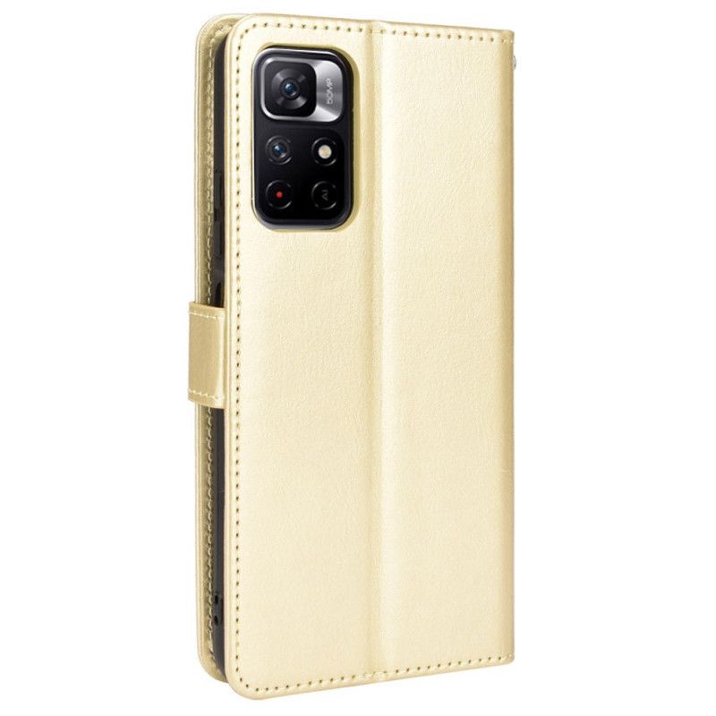 Housse Pour Xiaomi Redmi Note 11 / Poco M4 Pro 5G Simili Cuir Flashy